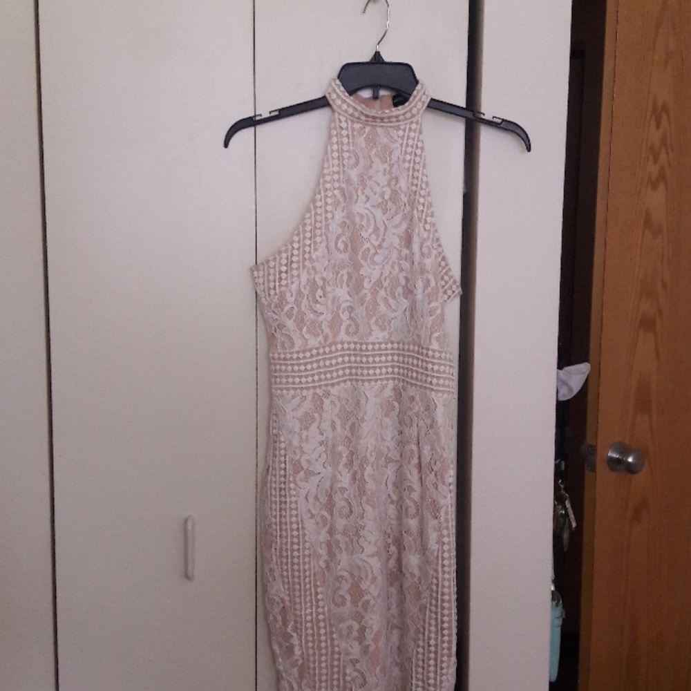 Cotton thread sleeveless Dress
